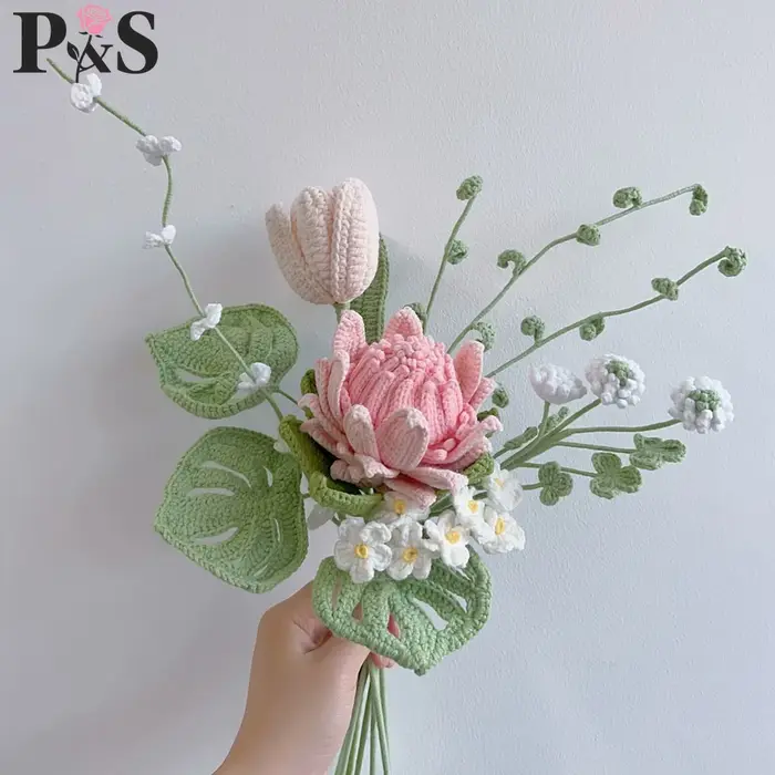 Fleurs au Crochet faites à la main