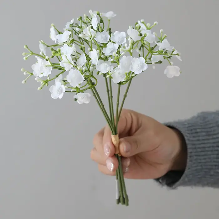 Bouquet artificiel avec ciel étoilé, 25CM, fleurs tenant une mariée, décoration de la maison, petits