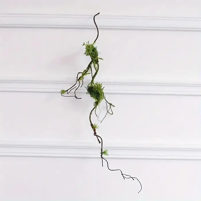 Vigne séchée de verdure artificielle, décoration de maison et de cuisine, vigne suspendue pour fête 