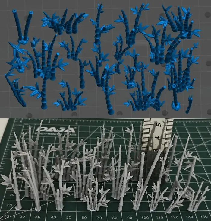 Pièces en résine série plante imprimée en 3D, modèle de scène, accessoires de loisirs, bricolage, 1/