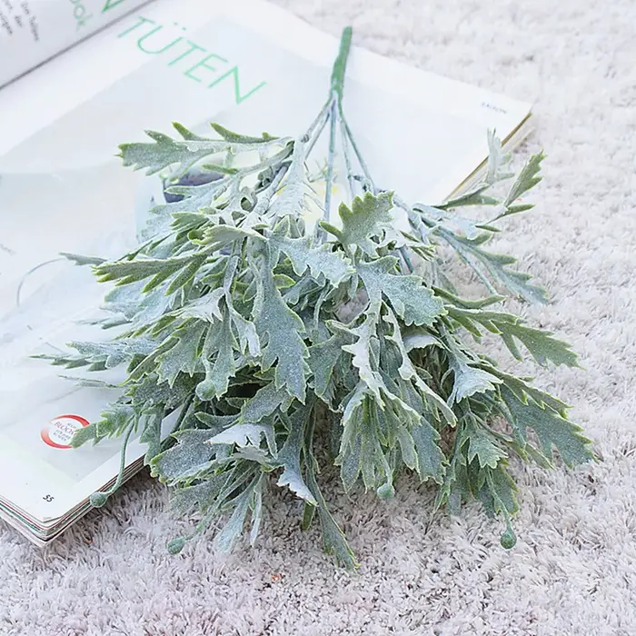 Plante de fleur artificielle de cuir chevelu de chrysanthème pour la maison