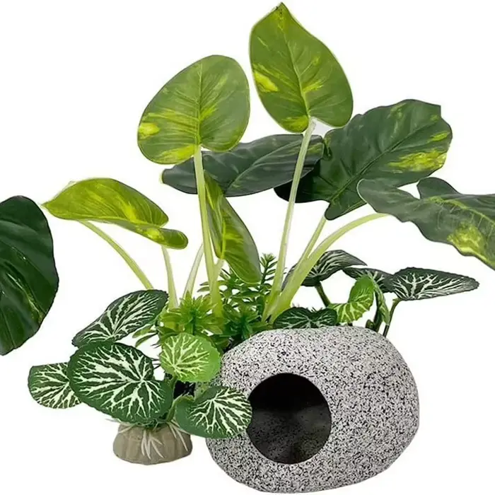 Ornements d'aquarium, plantes de Simulation