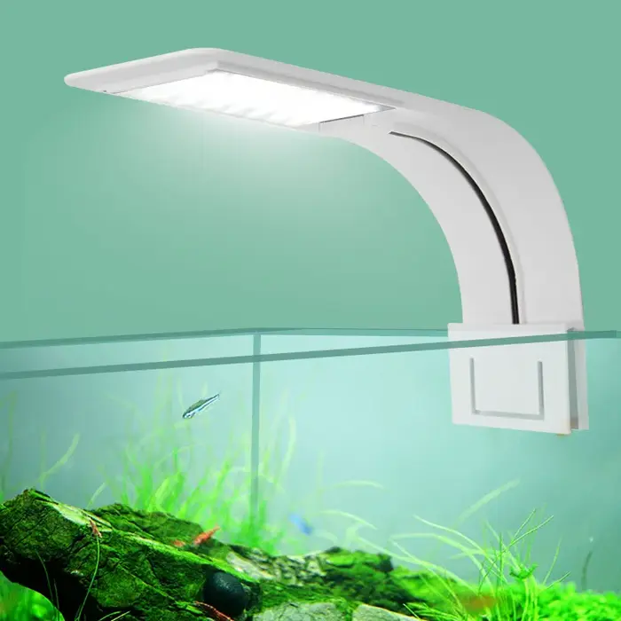 Très Mince Led Aquarium Lampe Éclairage La Croissance Des Plantes