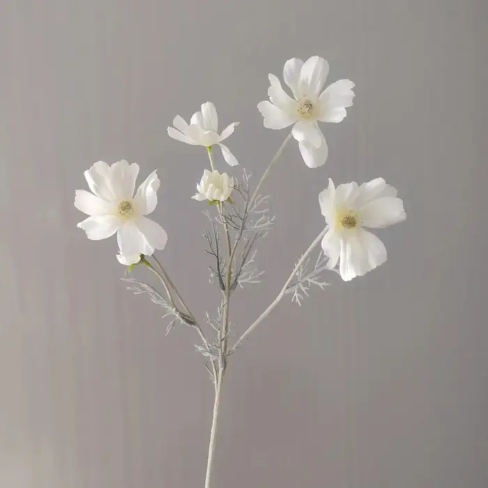 Camomiles fleur artificielle en soie 60cm marguerite blanche fausses fleurs chambre mariage maison d