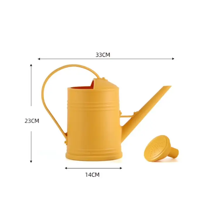 Arrosoir de jardin 2L à long bec pour plantes et fleurs, pulvérisateur d'eau en plastique grande cap
