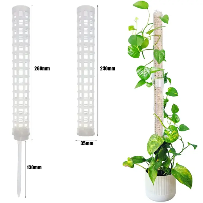 Colonne de support en plastique pour plantes grimpantes
