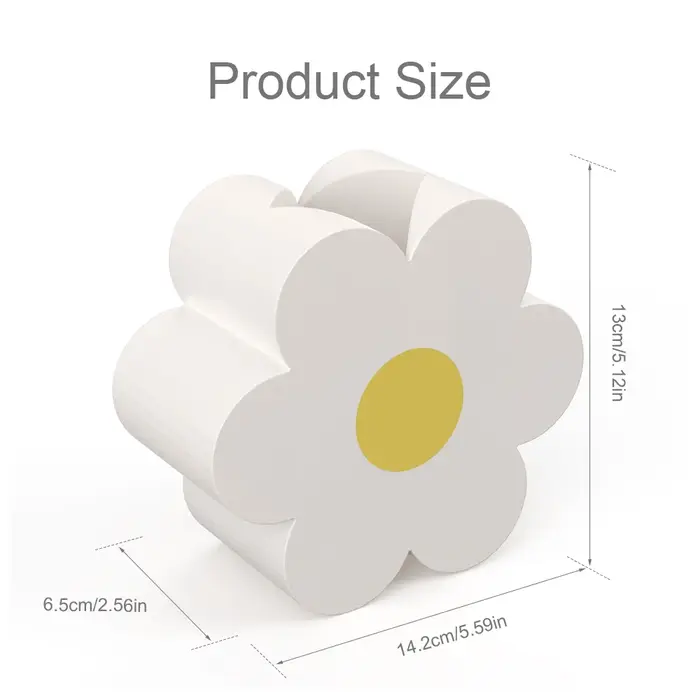 Le petit vase fleuri est durable et n'est pas facile à casser