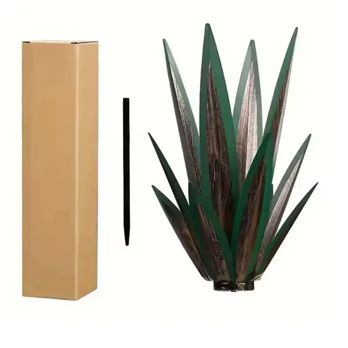 Sculpture paysagère en métal Agave Artificielle Tequila