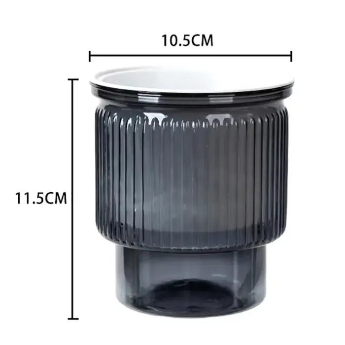 Pot de plantes hydroponiques auto-arrosant de luxe léger, en plastique, amovible, vase de table