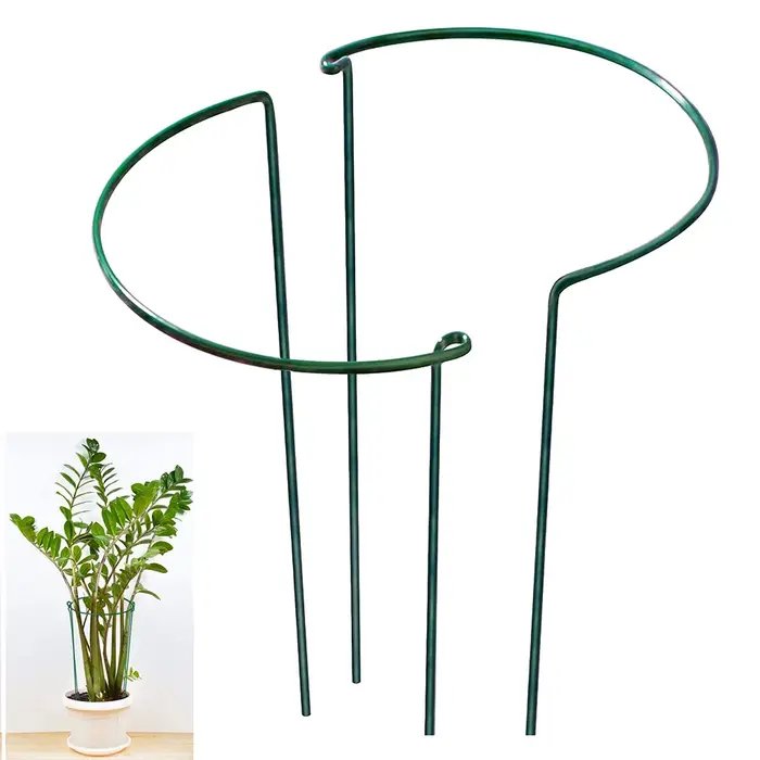 Piquets de Support de Plante en Métal Robuste