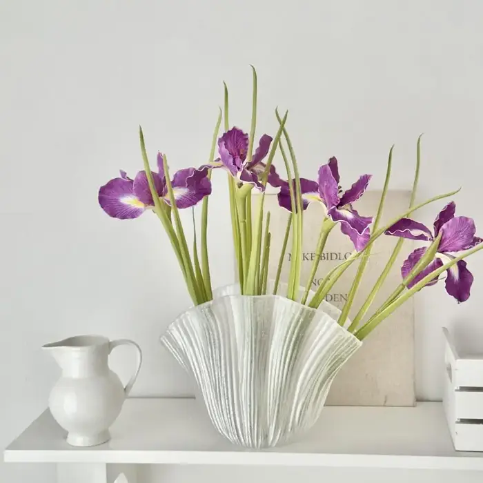 Décoration florale : Bouquet de 26 iris artificiels