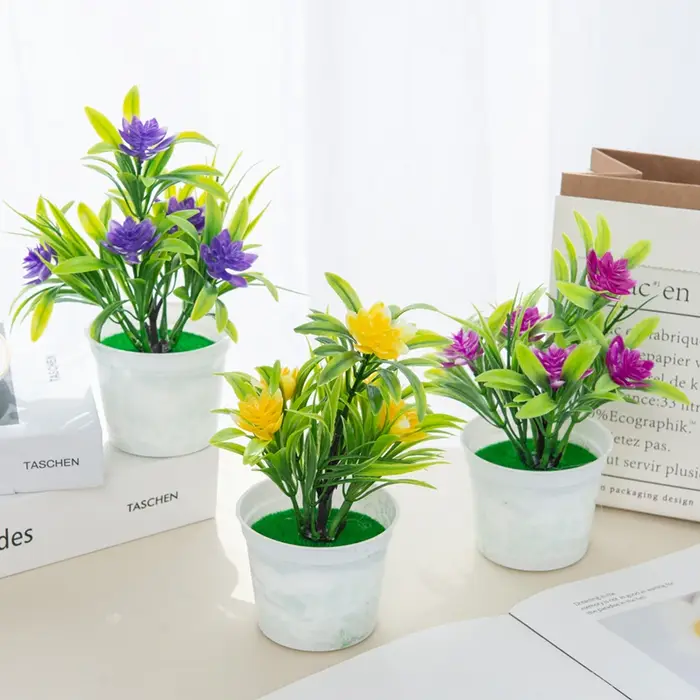 Bonsaï de Fleurs Artificielles pour Décoration de Maison