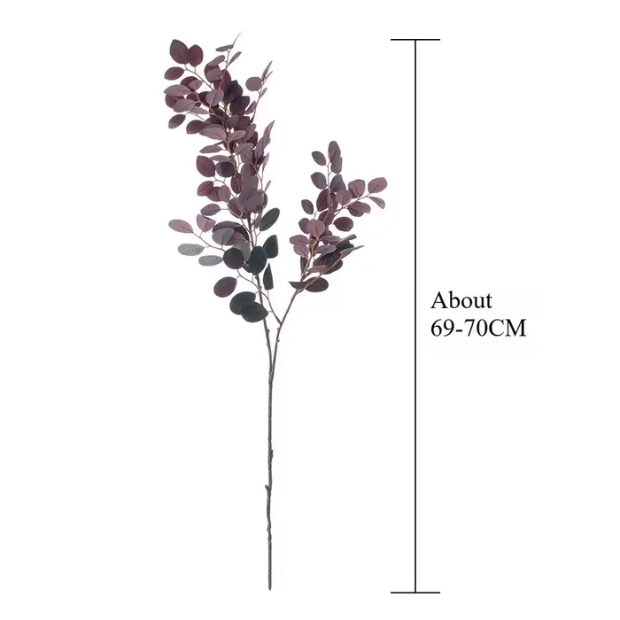 Feuilles de Loropetalum rouges artificielles 27 pouces