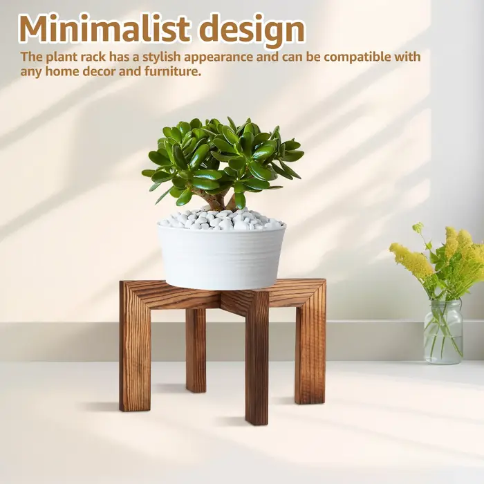 Support pour plantes en bois