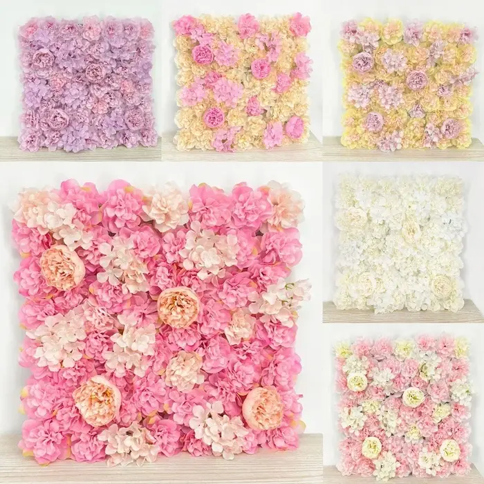 Boule de fleurs de pivoine artificielle brodée