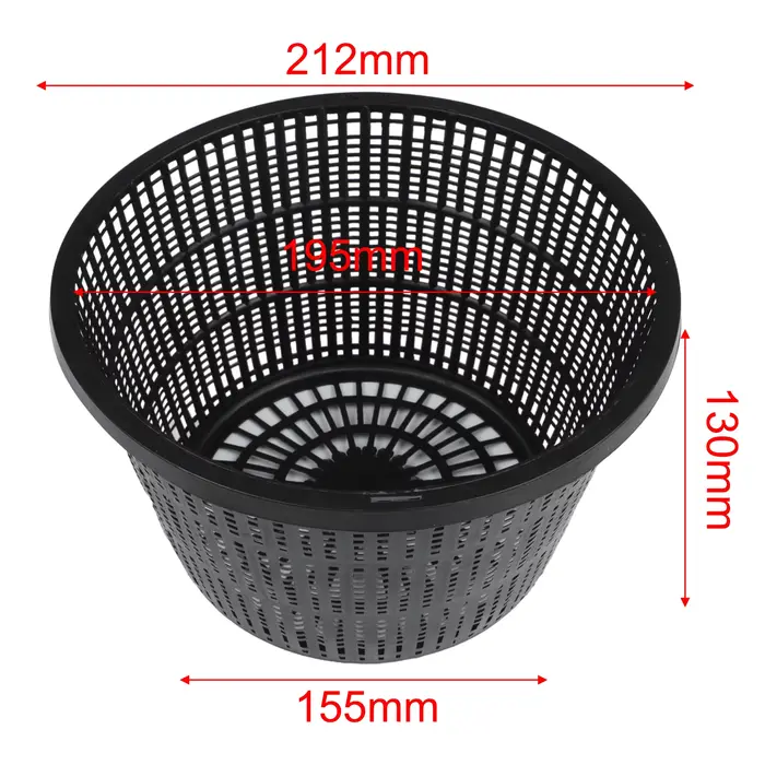 5 pièces plante filet Pot 8.3in grande plante aquatique maille filet Pot en plastique fleur panier cultiver Pot filet panier support légumes pépinière tasse