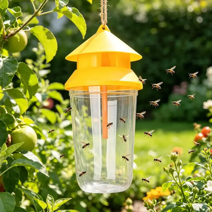 Pièges à mouches des fruits en bouteille avec attractifs liquides – Lutte antiparasitaire efficace – Attrape-insectes