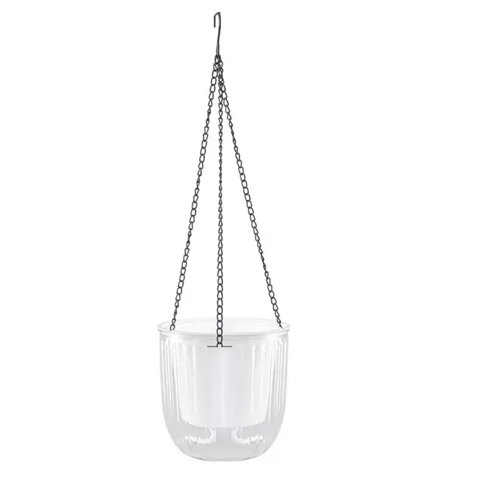 Pot de fleur auto-arrosant avec trous de proximité