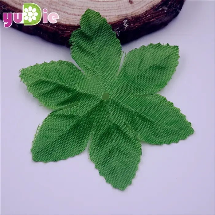 InjGreen-Feuilles Artificielles Faux Cuir oral elu pour Décoration de Mariage
