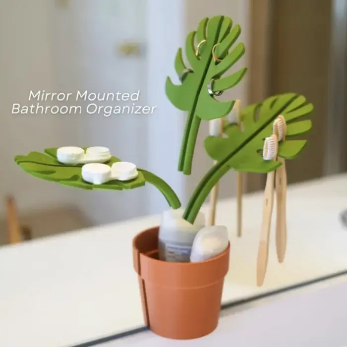 Dessous de verre en feuille de Monstera imprimé en 3D