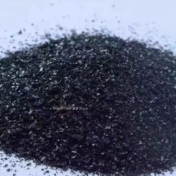 Extrait d'algues biologiques de haute pureté en forme de feuille noire