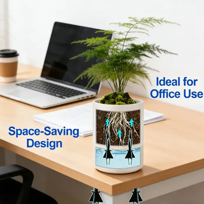 5/50 pièces – Kits d'arrosage automatique pour plantes d'intérieur avec pics absorbants et cordes en coton – Système