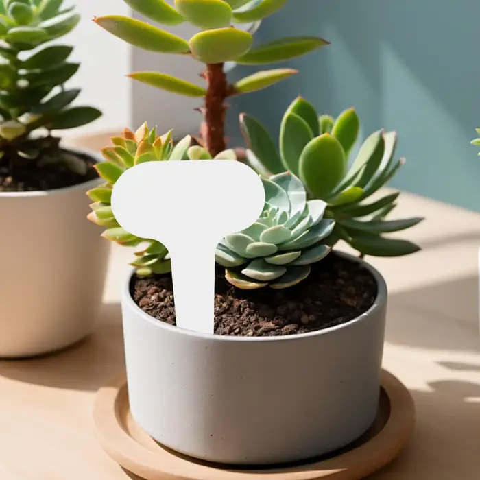 100 étiquettes de jardin blanches