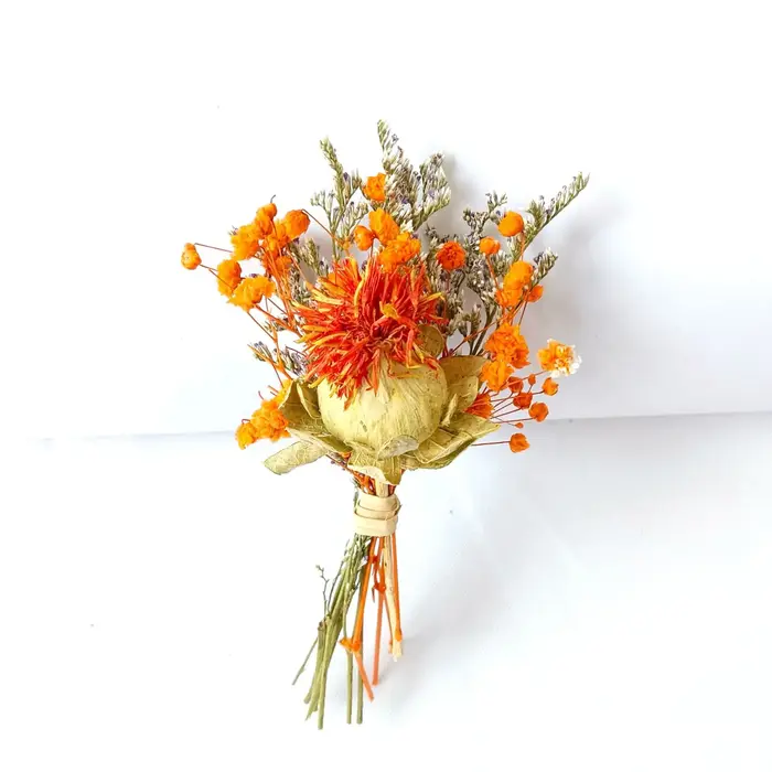 Mini bouquet de fleurs séchées à faire soi-même