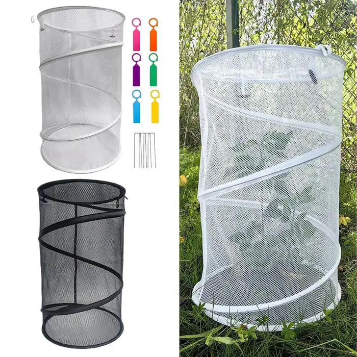 Cloches de protection pour plantes de jardin avec 4 piquets de sol et 6 cartes d'identification
