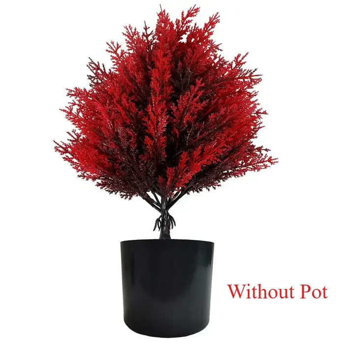 Piquet de sol artificiel de lavande rouge