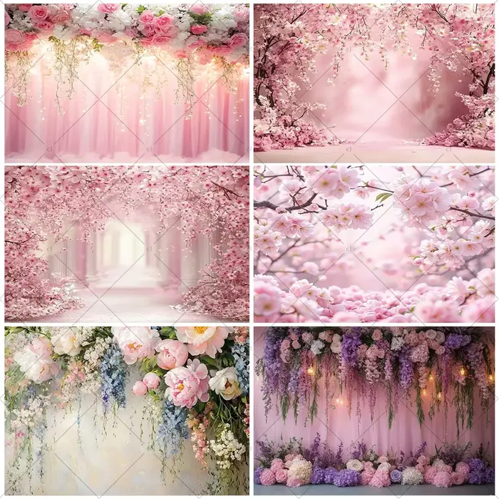 Mur de fleurs florales