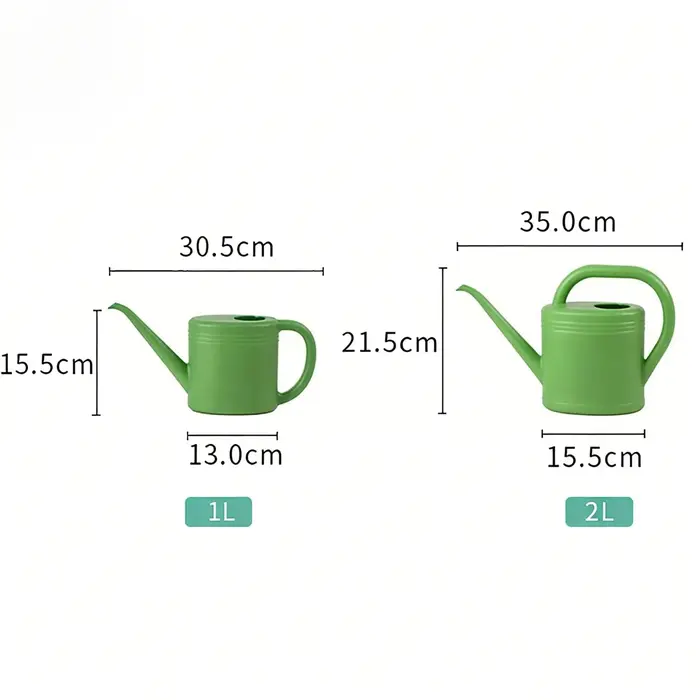 Arrosoir à bec Long 1L/2L, bouilloire d'arrosage pour jardin, balcon, Patio, plantes à fleurs, légumes, bonsaï, outil de jardinage domestique
