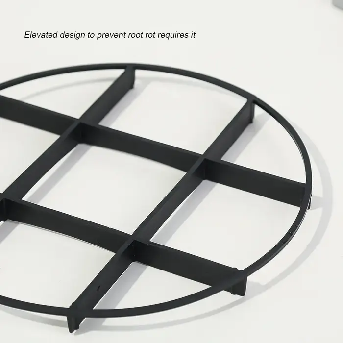 Pot de fleurs en plastique pour intérieur et extérieur