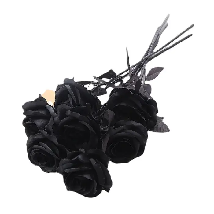 Roses Artificielles Noires