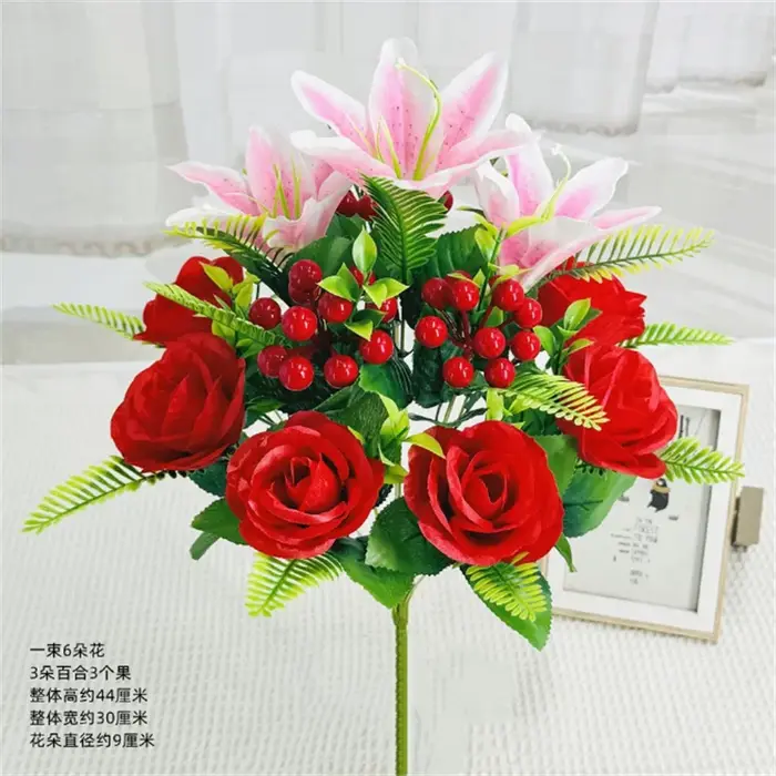 Simulation de fleurs, nouveau Bouquet de fausses