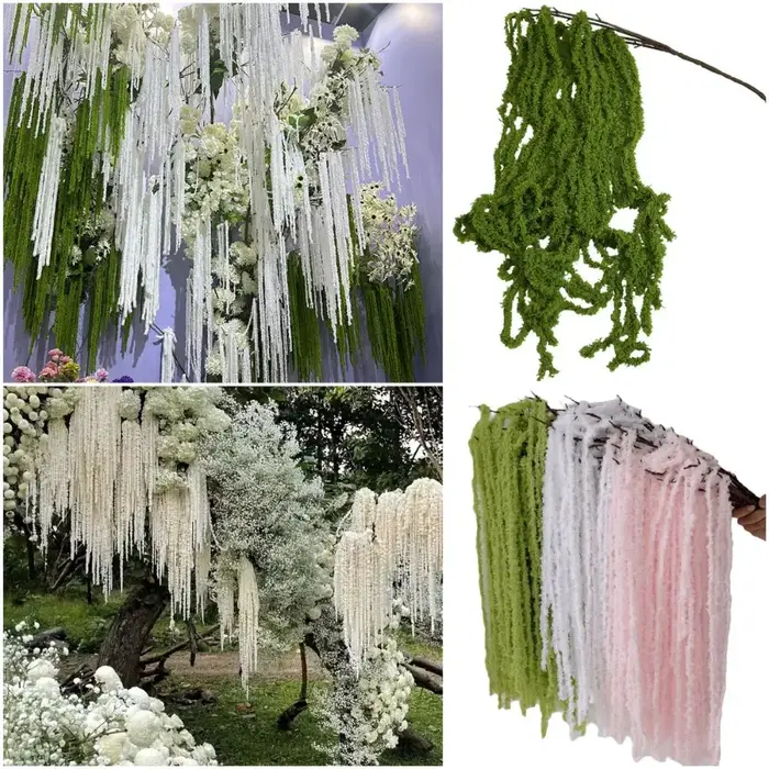 Plante artificielle multicolore Amarante suspendue