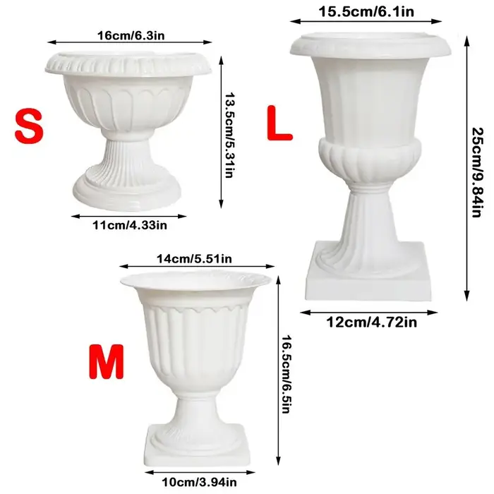 Mini pot de fleurs en plastique
