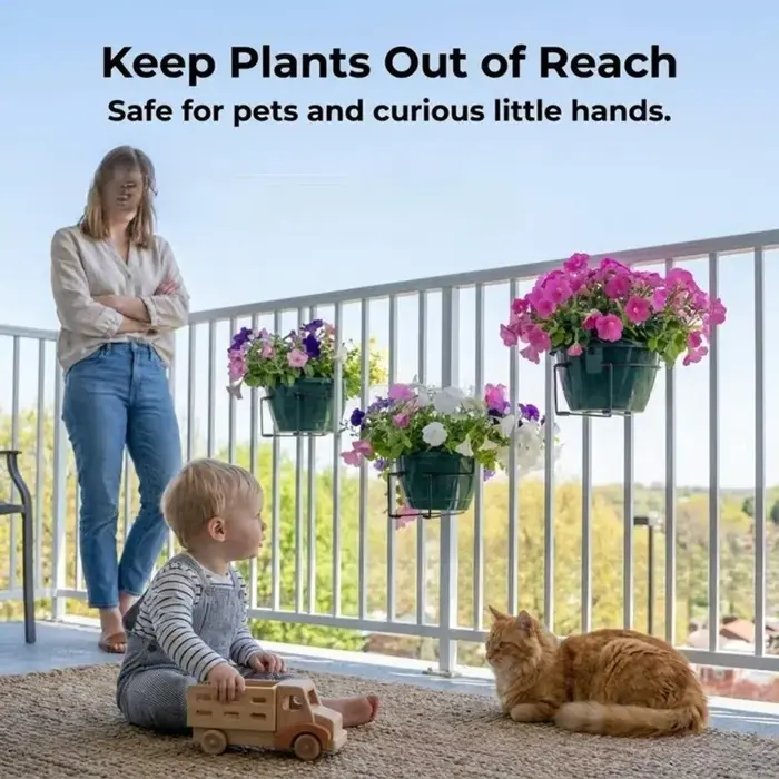 Support de plante pour balustrade BSEVB