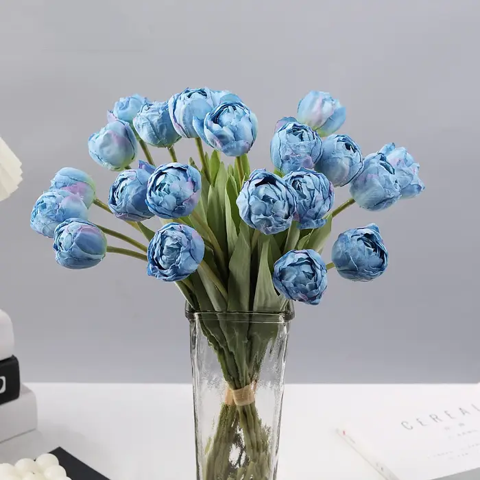 Bouquet de fleurs artificielles en soie