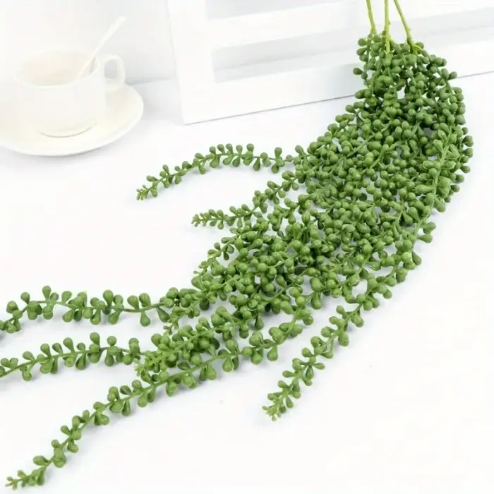1pc plante artificielle amant larmes fausse fleur rotin