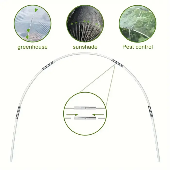 Arche de serre DIY pour tunnel végétal