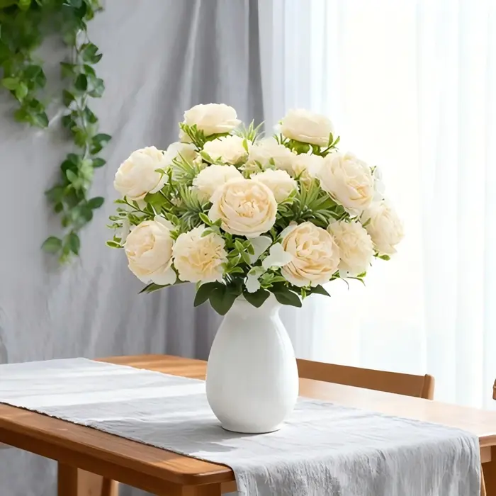 Fleurs artificielles en forme de bulbes