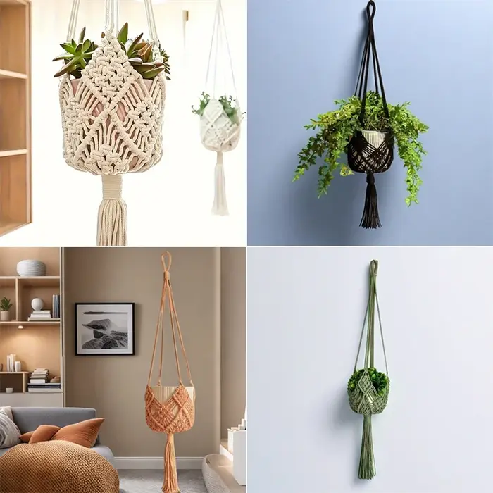 Cintre pour plantes Boho
