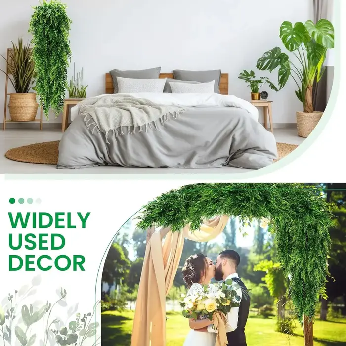 1 pièce de plante artificielle murale en herbe persane