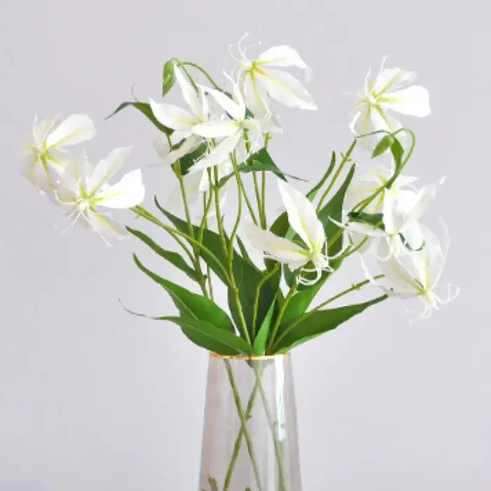Fleur Artificielle de Lys Flamme de 77cm