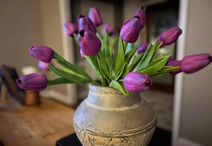 12 tulipes artificielles
