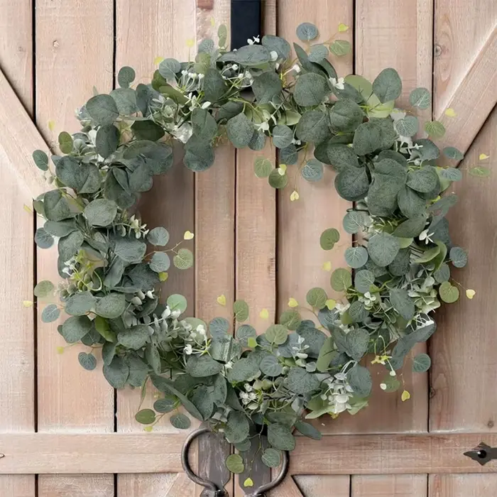 Plante artificielle de vigne à feuilles vertes
