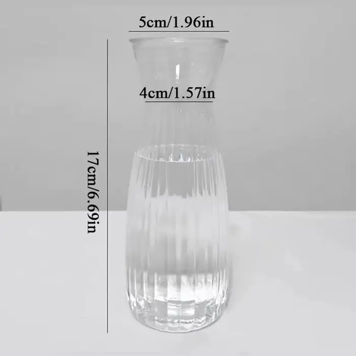 Nouveau Bouquet de Vase à fleurs en plastique Transparent