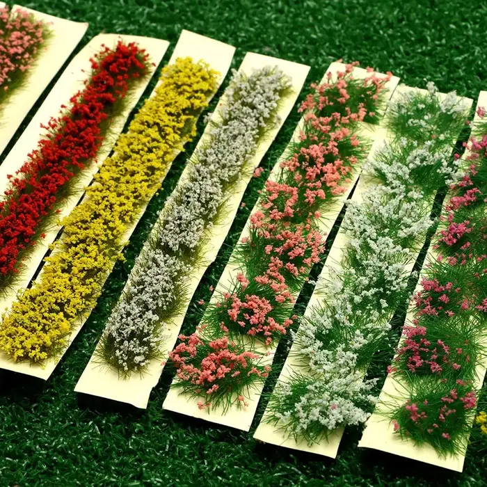 Grappes de fleurs miniatures pour jardin