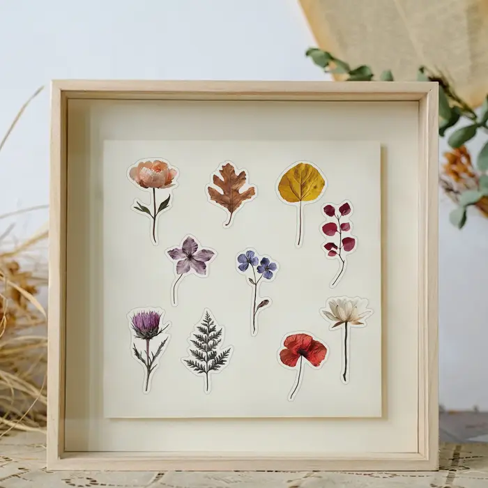 Autocollants de plantes mignons